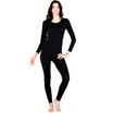 HengYuanXiang womens lycra thin warm autumn clothes underwear set