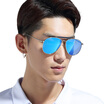 Parim sunglasses male polarized driving mirror yurt sunglasses driving sunglasses 11005 nickel white frame - gray sheets are white ice blue REVO