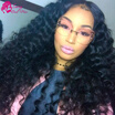 Lace Frontal Closure Peruvian Deep Waves Curly Peruvian Hair Loose Deep Wave Human Hair Weave 1 PC Deal Sassy Girl Hair Company