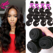 8A Grade Virgin Unprocessed Human Hair Brazilian Body Wave 4 Bundles Wet And Wavy Virgin Brazilian Hair Weave Bundles