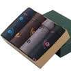 Langsha men&39s underwear men&39s flat pants elastic cotton loose four corners underwear youth tide personality pants 4 gift box mix 185 XXXL