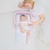 Jingdong supermarket Yi Beier ebenz Continental portable baby bed bed bed neonatal bionic bed multi-functional bb bed baby coax sleep bed princess sleep box