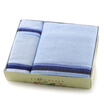 Jinhe home towel home textile folding towel gift box three sets towel 1 towel 1 bath towel 1 gift box blue JH11-03WFB