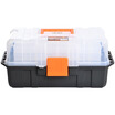 Tactix 320311 17-inch large size plastic multi-functional high-finishing box suitcase tool classification box