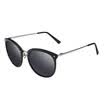 Wei Gou&39s VEGOOS 9095 polarized sunglasses round box retro tide people sunglasses female models face repair sand through purple box white purple