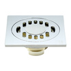 Hai Li washing machine floor drain deodorant floor drain core copper ultra - thin bathroom floor drain 85803 chrome