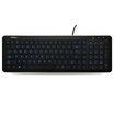 Fuller Fuhlen L460 smart backlit cable mute keyboard male&female home with laptop computer office black