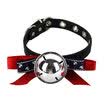 Mimi buy AIMIGOU cat dog dog bell necklace bowknot dog ring collar small dog cat supplies pet teddy panda puppy middle number collar