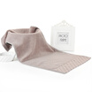 Bamboo broom towel towel bamboo fiber combed thickened absorbent adult towel face wash towel 34 × 76cm 130g bar brown