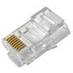 Akiara CHOSEAL super five crystal head gold-plated RJ45 engineering class crystal head 8P8C computer network cable connector 50 QS905Z50