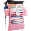 Excellent&excellent UHOO 6510 students hanging book bag pink 64 43cm classroom book racks book legislation