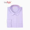 INTERIGHT cotton&linen micro-elastic comfort wash leisure men&39s long-sleeved shirt shallow purple small grid S code
