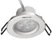 NVC LED Spotlight Adjustable Angle Ceiling Spotlight E-NLED164D Sand Silver Yellow 5W