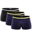 Heng Yuen Cheung men&39s underwear solid color in the waist high-beam cotton flat angle underwear elastic Slim mix of three combinations of three 17095