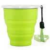 Beautiful mood creative silicone folding cup 250ml