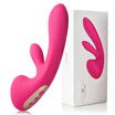 Yue beautiful people like love mouth massage sticks female double-headed vibration AV rods charge waterproof adult fun supplies pink