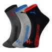 Jingdong supermarket PUMA Puma socks men&39s leisure in the tube sports cotton socks 3 pairs of equipment M-2920-3 black 1 light gray ash 1 deep gray