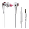 Audio-Technica ATH-CKS550IS Subwoofer Talk In-Ear Headphones White