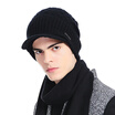CACUSS wool hat men&women couples knitted hat wool cap comfortable warm tide cap black Z0135
