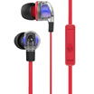 Skullcandy Skunkcandy Smokin 20 Earphone Phone Headset Transparent Blue