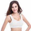 Jingdong supermarket Palando PLANDOO Seamless no steel lace sports bra comfortable no tie Bra underwear Yoga running vest pink M