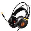 Siders R1 headset shiny glowing headphones black orange gaming headphones headphones headset headphones