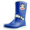 PaulFrank mouth monkey rain boots fashion boots in the tube color water shoes PF1003 Tibetan green 40 yards