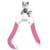 To Wang brother cats&dogs general pet nail clippers nail scissors pink large with a rasp
