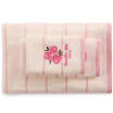 Sanli cotton embroidery rose fragrance scarf towel bath towel gift box three sets of rice white