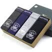 Seven wolves men&39s underwear refreshing breathable angle pants men&39s waist lan fine fine fiber four pants 4 pack 96177-3XL
