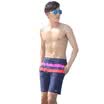 Sanqi SANQI swimming trousers five cents flat beach holiday pants couples leisure professional sports fat big size men&39s swimsuit 88343 Tibetan green XL code