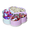 Jingdong Supermarket Jinghui Si Chuang JH0155 European living room multi-purpose creative fruit plate melon seeds snack fruit box dried fruit nut tray garden heart-shaped three grid