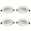 Jingdong Supermarket Simon SIMON LED Spotlight Ceiling Light ivory white 4-watt white open hole 75-85 cm four special equipment