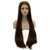 Iwona Synthetic Hair Lace Front Long Brown Hightlight Wig