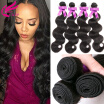 Brazilian Virgin Hair Weft Thick Brazilian Virgin Hair 8A Unprocessed Human Hair Weave 4 Bundles Brazilian Body Wave Hair