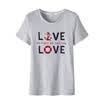Semir T-shirt short-sleeved T-shirt female round neck shirt embroidery printing students 12216000011 light gray l