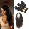1342 360 Lace Frontal With Bundles Unprocessed Brazilian Virgin Hair Body Wave Human Hair Bundles With 360 Lace Frontal