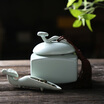 Yanyi Ru kiln tea tank wishful sealed cans