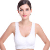Snow flying bra sexy lace fitness without steel bra XWX7810 white M