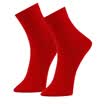 Jingdong supermarket red beans 2 pairs of socks female socks casual cotton socks solid color knitting festive Fortune in the tube socks H7W018