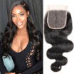 Virgin Mongolian Body Wave Closure Bleached Knots 44 Lace Closure Body Wave Cheap Lace Closure Piece