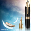 Nose Trimmer Washable Smooth Running Eyebrows Shaver Hair Remove Use AA battery Safety Razor