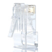 AMPCOM engineering six grade cable crystal head pure copper gold-plated RJ45 Gigabit network cable connector 30U gold-plated 50