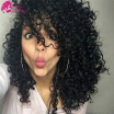 Virgin Bohemian Curly Hair 4 Bundles Bohemian Jerry Curl Virgin Hair Short Cheap Afro Kinky Curly Hair Weave Sassy Girl Hair