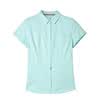 Semir Long Sleeve Shirt Short Sleeve Shirt Female Casual Solid Colors Student Shirt 13216040028 Green White L