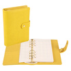 Morning light M & G APYH2B18 48K candy color loose-leaf coil leather leather noodle notebook 73 pages bright yellow