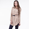 TMI Mystery Women&39s Spring Korean Single-breasted Dress Skirt High-waist Slim Dress 161064 Khaki M