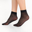 Jingdong Supermarket Hengyuanxiang crystal wire 25 pairs of short paragraph sexy stockings 5 ​​bag color socks transparent stockings short tube anti-hook silk through the meat socks 572665