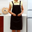 Jingdong Supermarket Ou Run Zhe aprons Korean H shoulder strap waterproof anti-pollution fashion home kitchen overalls