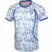 Li Ning LI-NING 17 years new badminton shirt sports short-sleeved round neck T-shirt AAYM001-1 male standard white XL